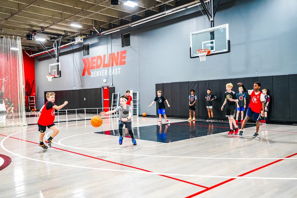 elementary boys playing basketball